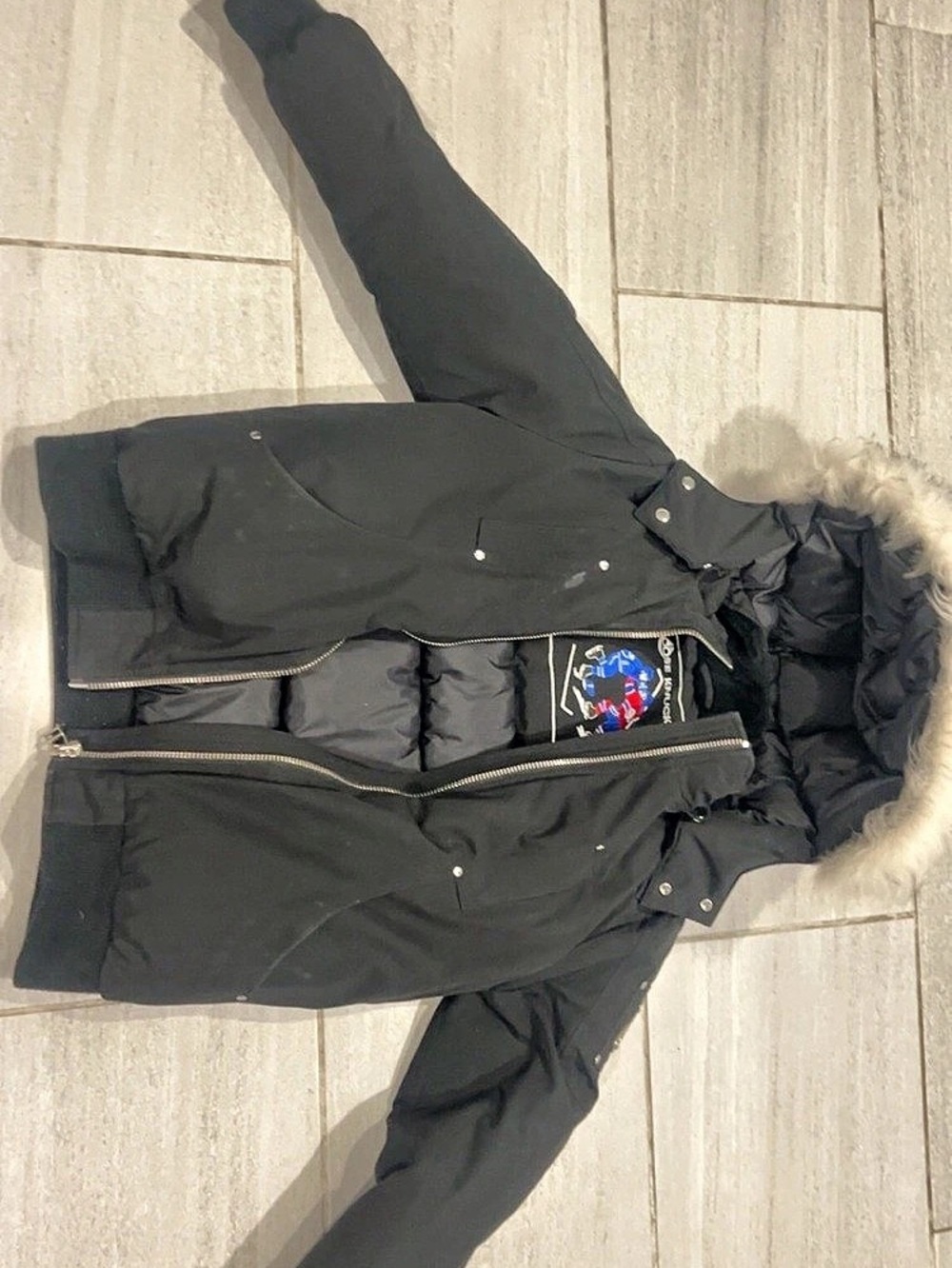 Moncler Black Puffer Jacket
